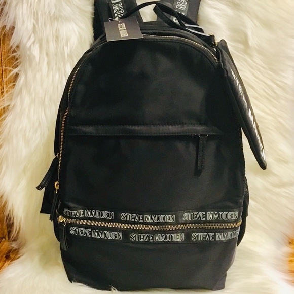 black steve madden backpack